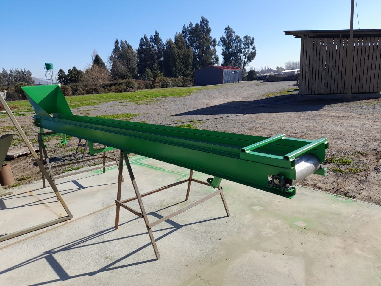 Cinta transportadora fabricada para línea de peletizado